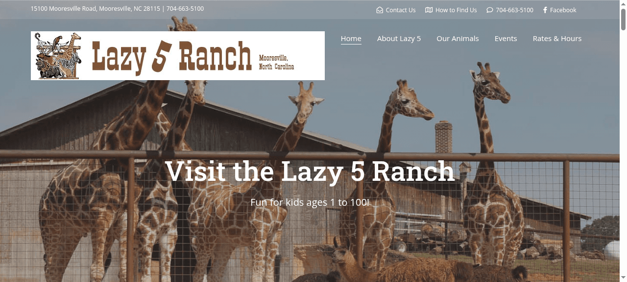 Lazy 5 Ranch - Attractions on Lake Norman NC