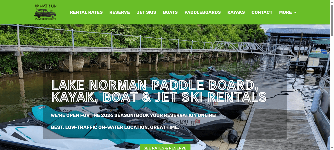 What's Up Lake Norman - Boat Rentals located in Mooresville NC on Lake Norman
