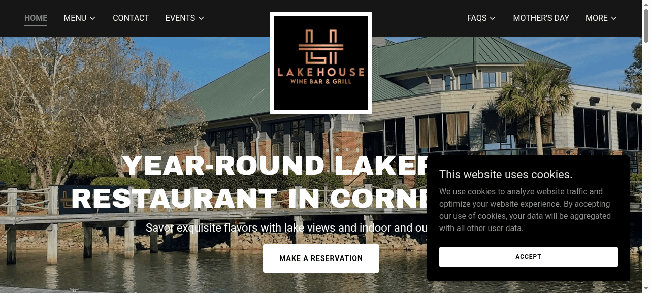 Lakehouse Wine Bar & Grill - Restaurants located in Cornelius NC on Lake Norman
